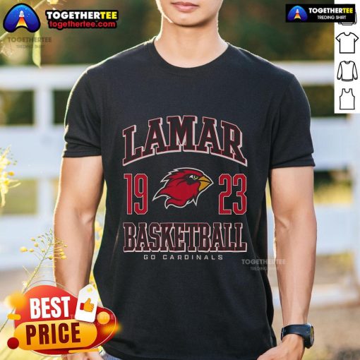 Top Lamar Cardinals Basketball T-Shirt featuring vibrant team colors and logo, perfect for fans and players.
