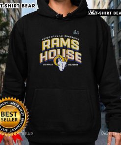Top Los Angeles Rams Super Bowl LVI Champions hometown hoodie featuring team colors and logo, perfect for fans.