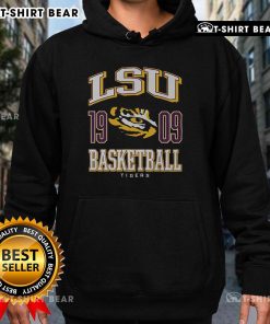 LSU Tigers Basketball 1909 hoodie showcasing vintage design, perfect for fans and stylish sportswear enthusiasts.