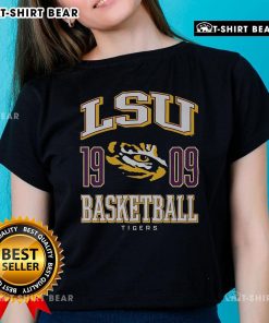 Top LSU Tigers Basketball 1909 Ladies Tee featuring vibrant team colors and stylish design for female fans.