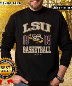 Top LSU Tigers Basketball 1909 sweatshirt featuring vibrant team colors and logo, perfect for fans and athletes.