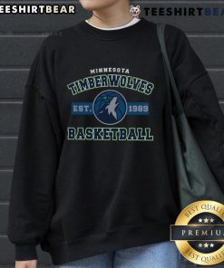 Top Majestic Threads Navy Minnesota Timberwolves Sweatshirt showcasing team logo and cozy design for fans.
