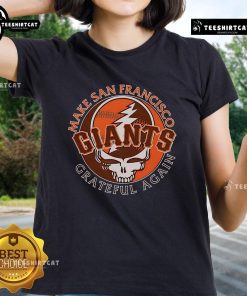Stylish San Francisco Giants ladies tee featuring a vibrant design, perfect for fans celebrating their team spirit.