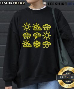 Top Menos El Oso Weather logo sweatshirt featuring a cozy design and vibrant colors, perfect for stylish weather wear.