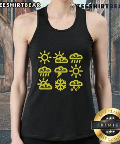 Top Menos El Oso Weather Logo Tank Top featuring a stylish design for casual summer fashion.