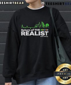 Alt Text: Top Mike Santana Return of the Realist sweatshirt featuring stylish design and comfortable fit for fans.