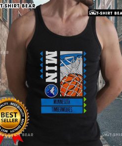2025 Minnesota Timberwolves Basketball Ballin tank top featuring team logo and vibrant colors for fans.