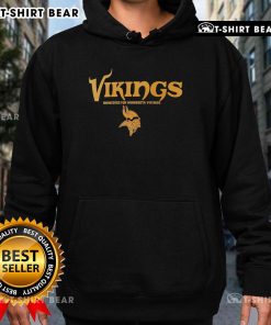 Top Minnesota Vikings Nike Sideline Performance Hoodie in purple, featuring team logo and breathable fabric for fans.