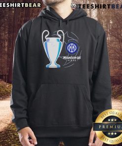 Top Munich 25 UCL Final Inter Milan Hoodie featuring vibrant team colors and logo, perfect for football fans.