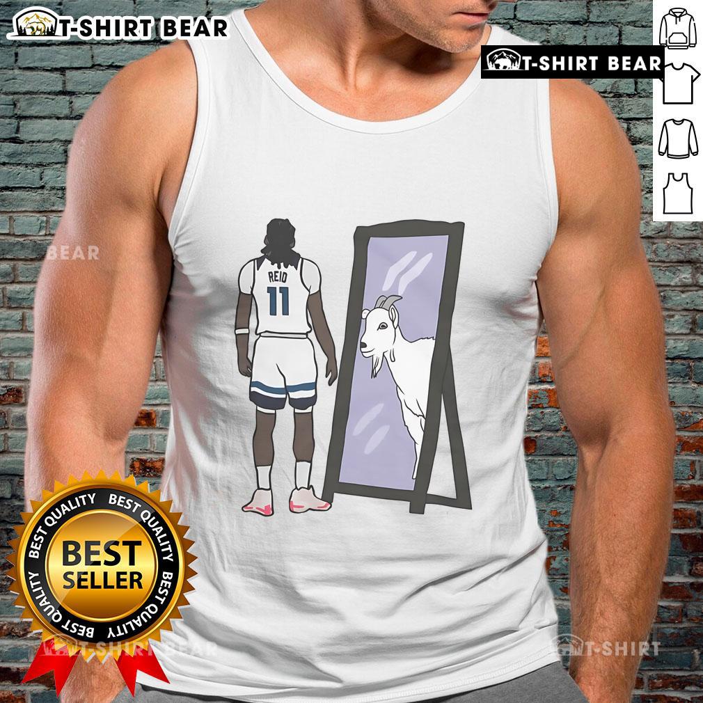 Top Naz Reid Mirror Goat Tank Top Top Naz Reid Mirror Goat Tank Top featuring vibrant graphics and a sporty design, perfect for basketball fans.