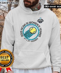 Alt Text: Top NCAA Division I Women's Tennis 1st 2nd Rounds Champion hoodie featuring team colors and logo for fans.
