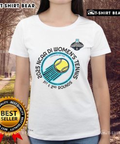 Alt Text: Top NCAA Division I Women's Tennis 1st 2nd Rounds Champion Ladies Tee showcasing vibrant design and athletic style.
