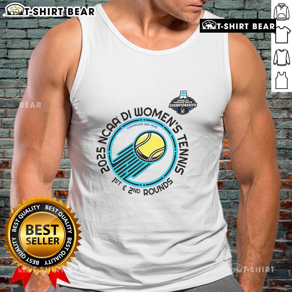 Top Ncaa Division I Women'S Tennis 1St 2Nd Rounds Champion Tank Top Top NCAA Division I Women's Tennis 1st 2nd Rounds Champion tank top featuring vibrant design and team logo.