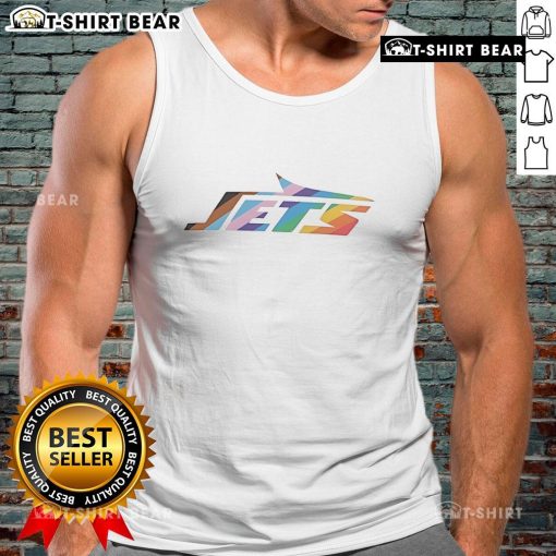 Top New York Jets Logo Pride Tank Top showcasing vibrant colors and team logo, perfect for fans celebrating team spirit.