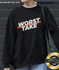 Top New York Knicks Worst Take Sweatshirt featuring bold graphics and team colors, perfect for fans and casual wear.