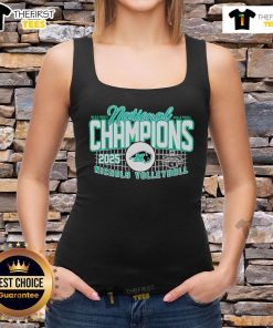 Top Nichols 2025 NCAA Men's Volleyball National Champions tank top showcasing team pride and vibrant championship colors.
