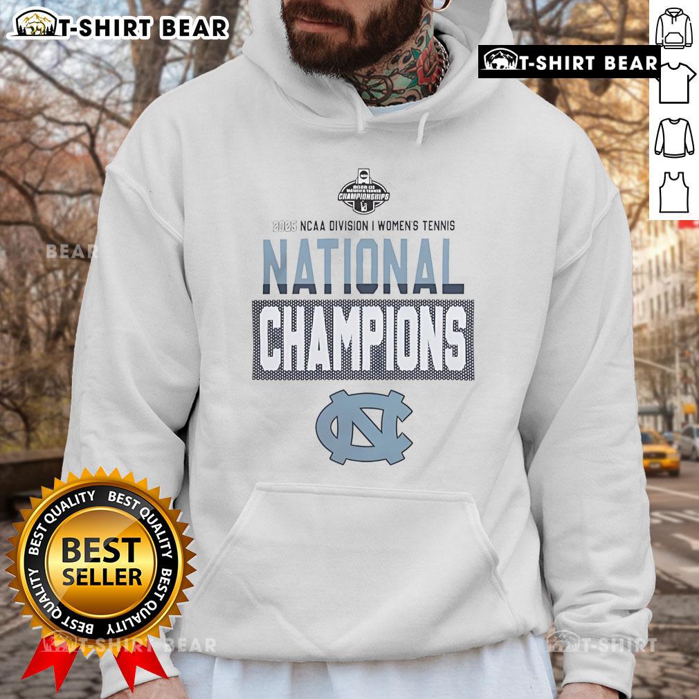 Top North Carolina Tar Heels 2025 NCAA DI Women's Tennis National Champions Hoodie Top North Carolina Tar Heels 2025 NCAA DI Women's Tennis National Champions hoodie in vibrant blue with logo.