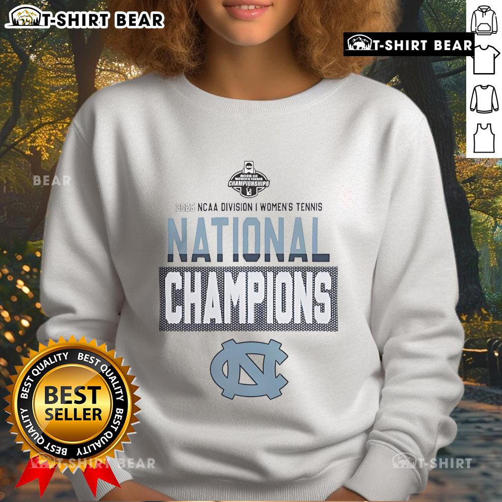 Top North Carolina Tar Heels 2025 NCAA DI Women's Tennis National Champions Sweatshirt Top North Carolina Tar Heels 2025 NCAA DI Women's Tennis National Champions sweatshirt featuring team logo and vibrant colors.