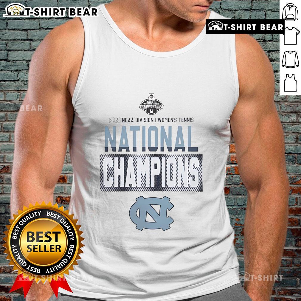 Top North Carolina Tar Heels 2025 NCAA DI Women's Tennis National Champions Tank Top Top North Carolina Tar Heels 2025 NCAA DI Women's Tennis National Champions tank top displayed in vibrant colors.