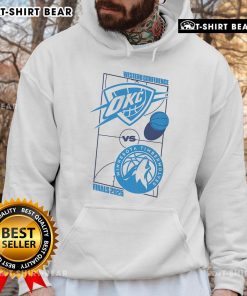 Stylish hoodie featuring the Oklahoma City Thunder logo for the 2025 Western Conference Finals matchup.