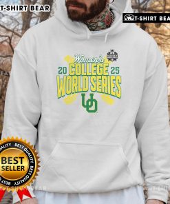 Top Oregon Ducks 2025 NCAA Softball Women's College World Series hoodie showcasing team spirit and style.