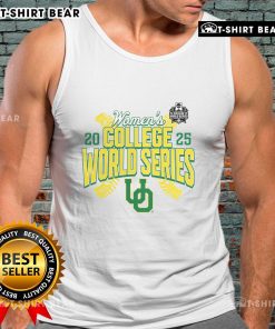Alt Text: Stylish Oregon Ducks 2025 NCAA Softball Women's College World Series tank top in vibrant team colors, perfect for fans.