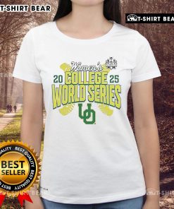 Top Oregon Ducks Softball 2025 NCAA Women's College World Series ladies tee showcasing team spirit and style.