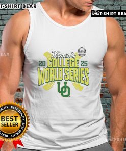 Stylish Top Oregon Ducks Softball tank top for the 2025 NCAA Women's College World Series, showcasing team spirit and athletic wear.