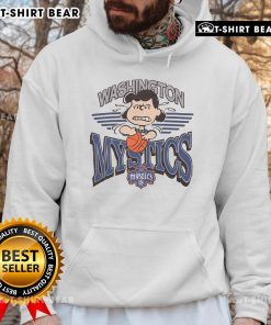 Top Peanuts Lucy X Washington Mystics hoodie featuring vibrant graphics and a cozy design for fans of both franchises.