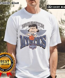 Top Peanuts Lucy X Washington Mystics T-Shirt featuring vibrant graphics of Lucy and team logo for fans.