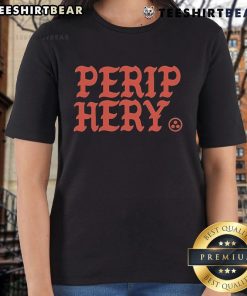 Stylish Top-Periphery Old English Ladies Tee featuring a vintage design, perfect for casual and trendy outfits.