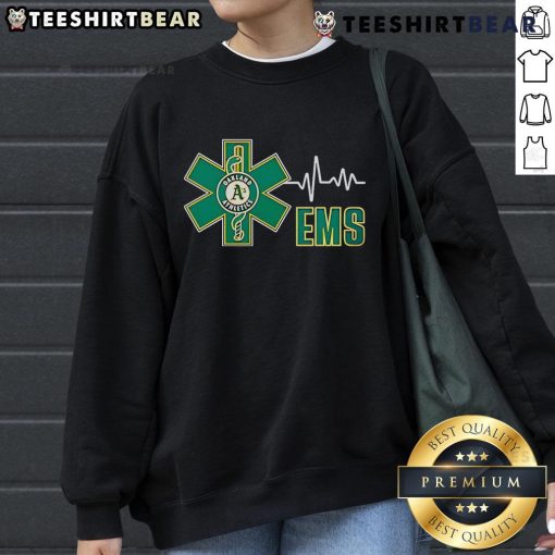 2025 Baseball Sweatshirt featuring personalized athletics design for EMS appreciation, perfect for sports enthusiasts.
