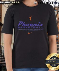 Top Phoenix Basketball Ladies Tee, engineered to specifications of the Phoenix Mercury, showcasing team pride and style.