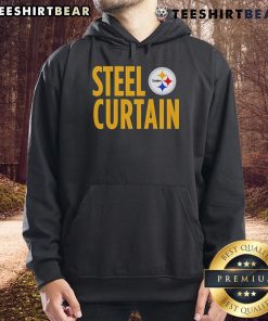 Stylish Top Pittsburgh Steelers Steel Curtain Hoodie featuring team colors and logo, perfect for fans and cold weather.