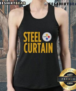 Stylish Top Pittsburgh Steelers Steel Curtain tank top featuring team colors and logo, perfect for game day attire.
