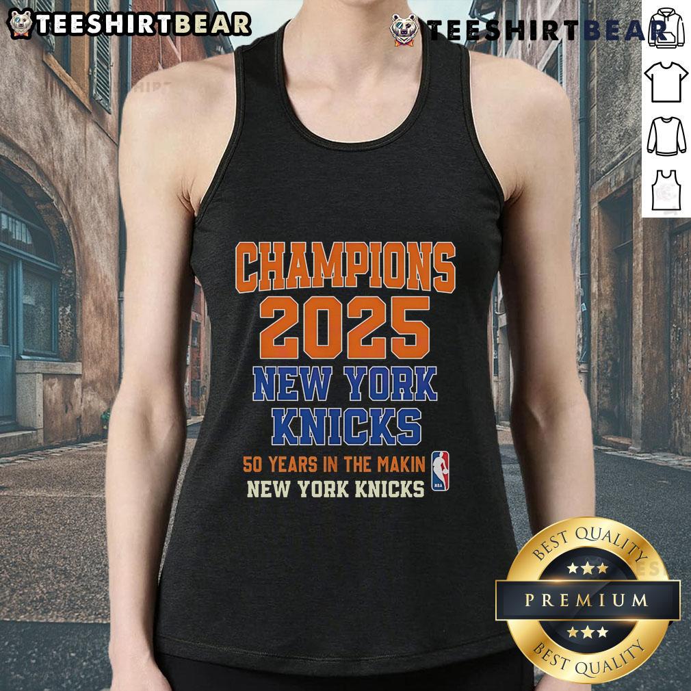 Top Playoffs New York Knicks Champions Years In The Making Tank Top Top Playoffs New York Knicks Champions Years in the Making tank top featuring team colors and logo, perfect for fans.