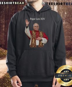 Stylish Top Pope Leo XIV hoodie featuring a unique design, perfect for fans of religious-themed fashion.