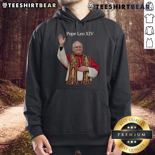 Stylish Top Pope Leo XIV hoodie featuring a unique design, perfect for fans of religious-themed fashion.