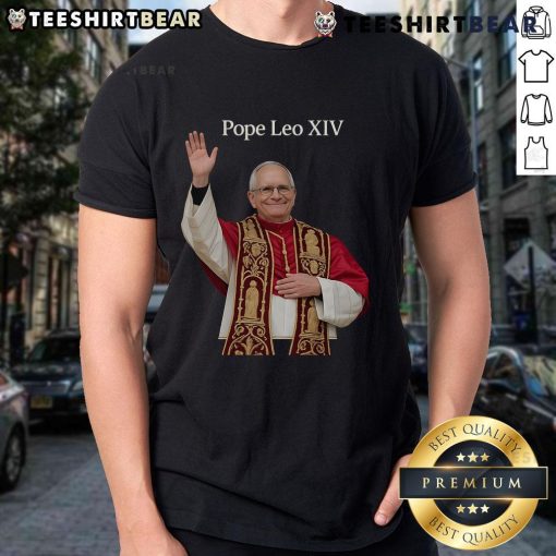 Stylish Top Pope Leo XIV T-Shirt featuring vibrant graphics and a comfortable fit, perfect for fans of church history.
