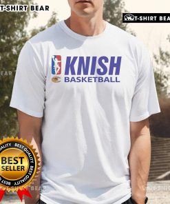 Alt Text: Top Rachel Green wearing a Knish Knicks basketball logo t-shirt, showcasing a stylish and sporty look.
