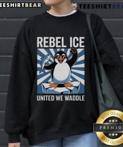 Cozy Top Rebel Ice United We Waddle Sweatshirt featuring a fun design, perfect for casual wear and winter outings.