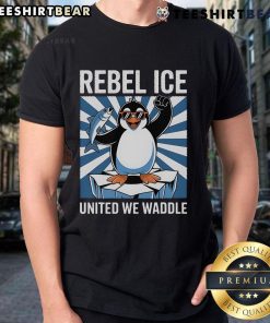 Top Rebel Ice United We Waddle T-Shirt featuring a fun design and vibrant colors, perfect for casual wear.
