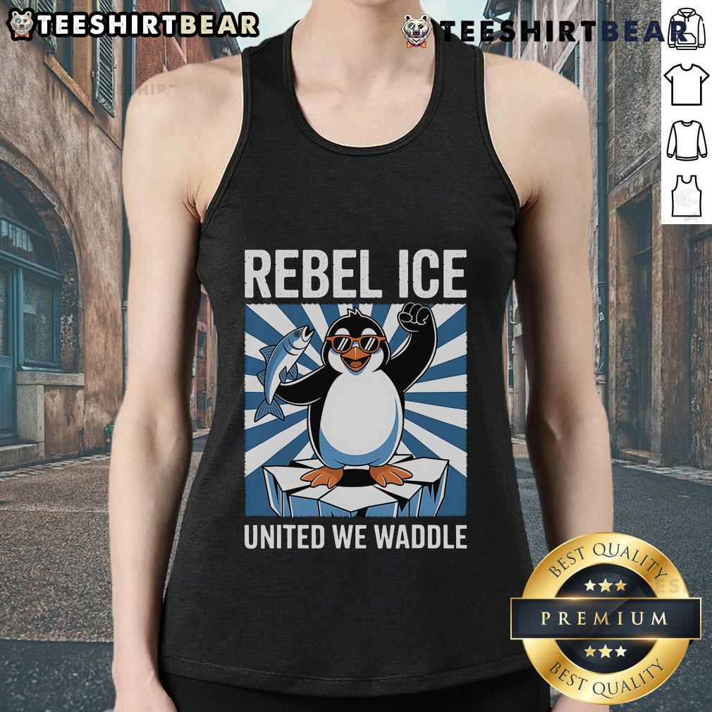 Top Rebel Ice United We Waddle Tank Top Top Rebel Ice United We Waddle Tank Top in vibrant colors, perfect for casual summer outfits and expressing fun style.