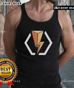 Top Retroware Blitz Logo Tank Top featuring a vibrant graphic design and comfortable fit for casual wear.
