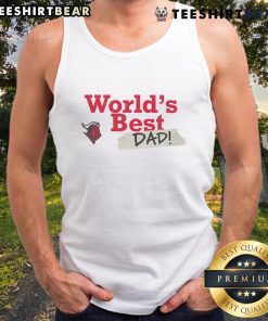 Top Rutgers Scarlet Knights World's Best Dad tank top featuring a vibrant design, perfect for proud fathers and fans.
