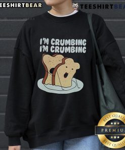 Top Sandwich I'm Crumbing sweatshirt featuring a playful design and vibrant colors for food lovers and casual wear.