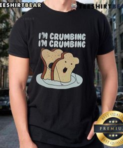 Top Sandwich I'M Crumbing T-Shirt featuring a playful graphic design, perfect for food lovers and casual wear enthusiasts.