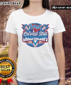 2025 Top SCHSL Lacrosse State Championships Ladies Tee featuring vibrant design and team spirit for female athletes.
