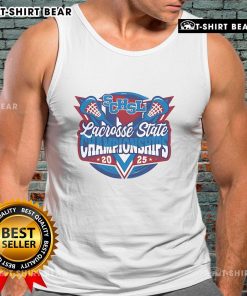 2025 Tank Top featuring Top SCHSL Lacrosse State Championships logo, perfect for players and fans celebrating the event.