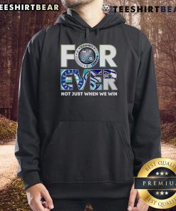 Top Seattle Sports Forever hoodie with bold text, showcasing team spirit and pride for Seattle sports fans.